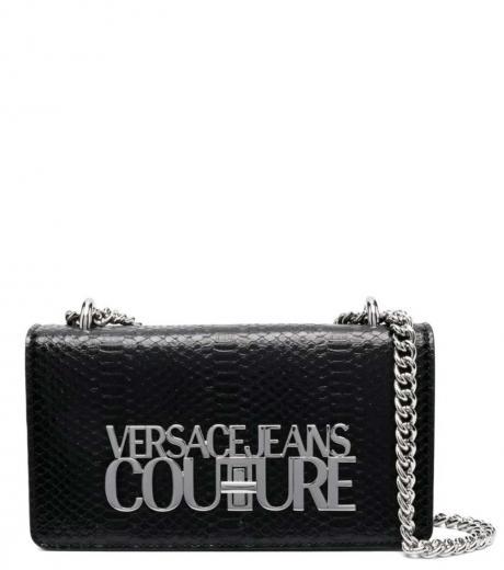 black logo plaque small crossbody bag