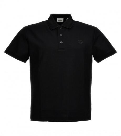 black logo polo