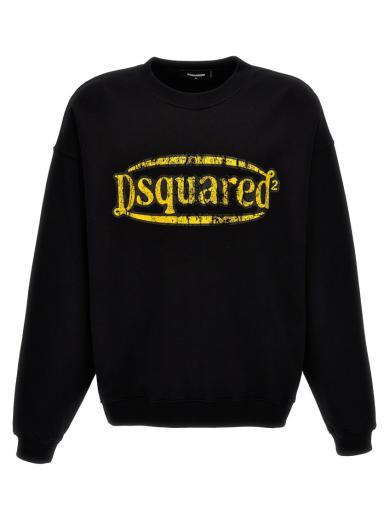 black logo sweatshirt