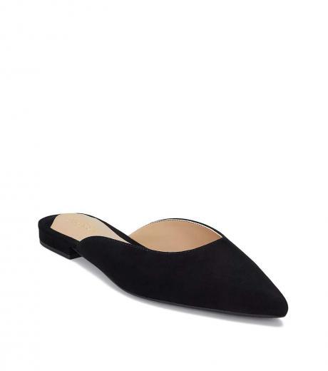 black londyn suede mule