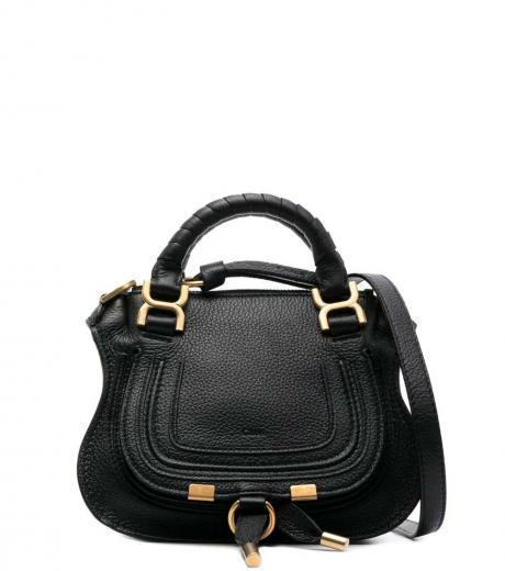 black marcie mini satchel