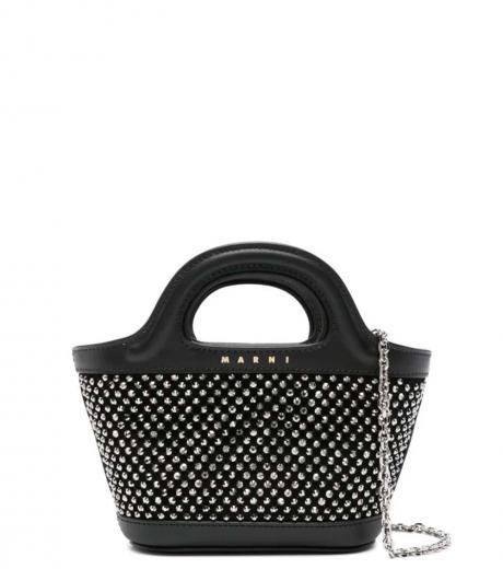 black marni tropicalia mini crossbody bag