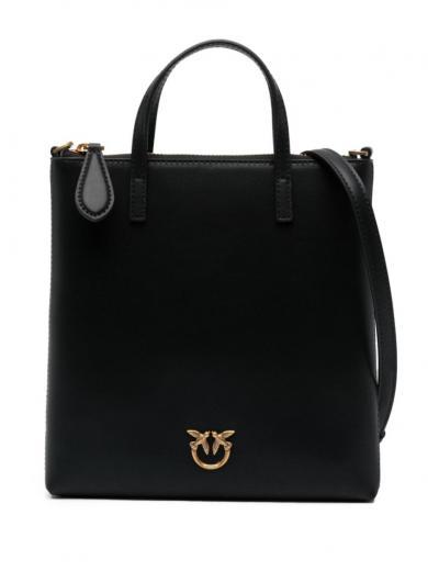 black mini shopper bag