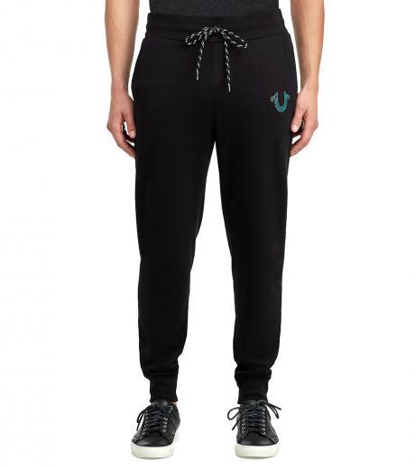 black motherboard logo joggers