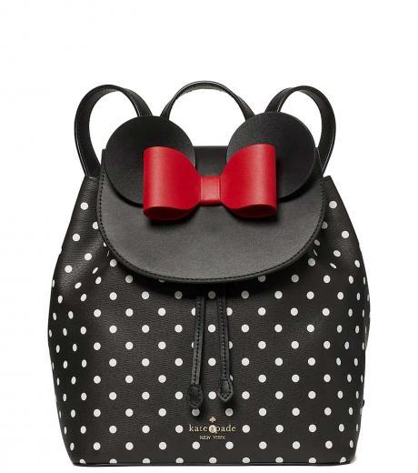 black multi minnie mouse small backpack