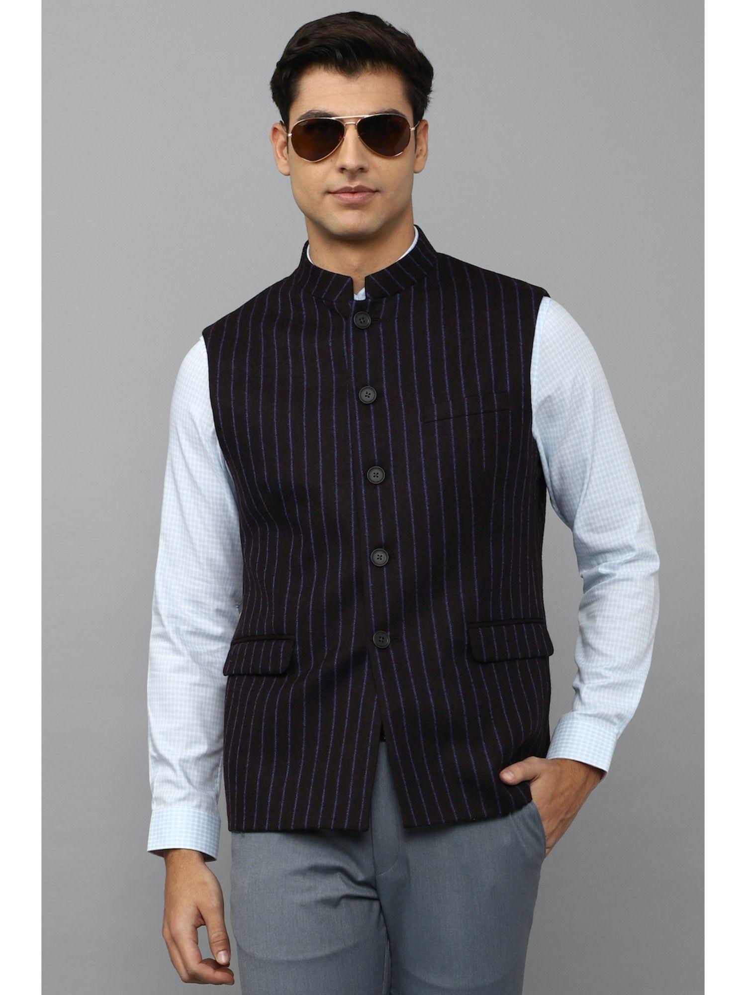 black nehru jacket