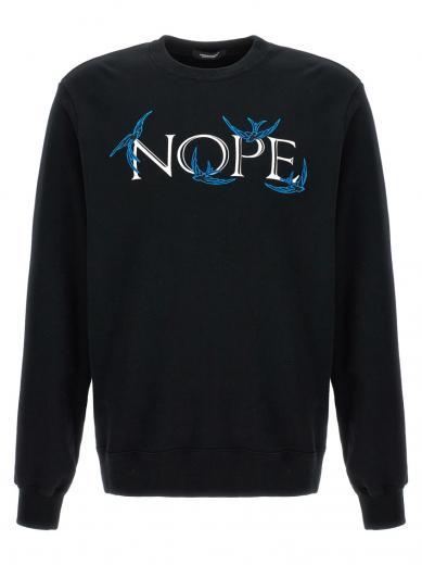 black nope sweatshirt