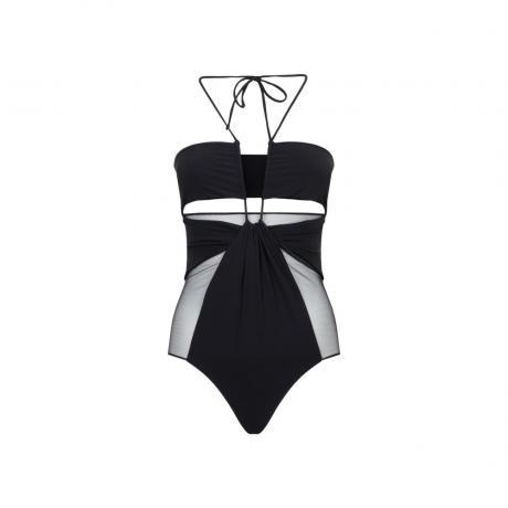 black one piece swimsuit