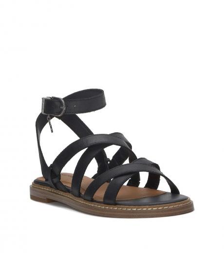 black open toe sandals