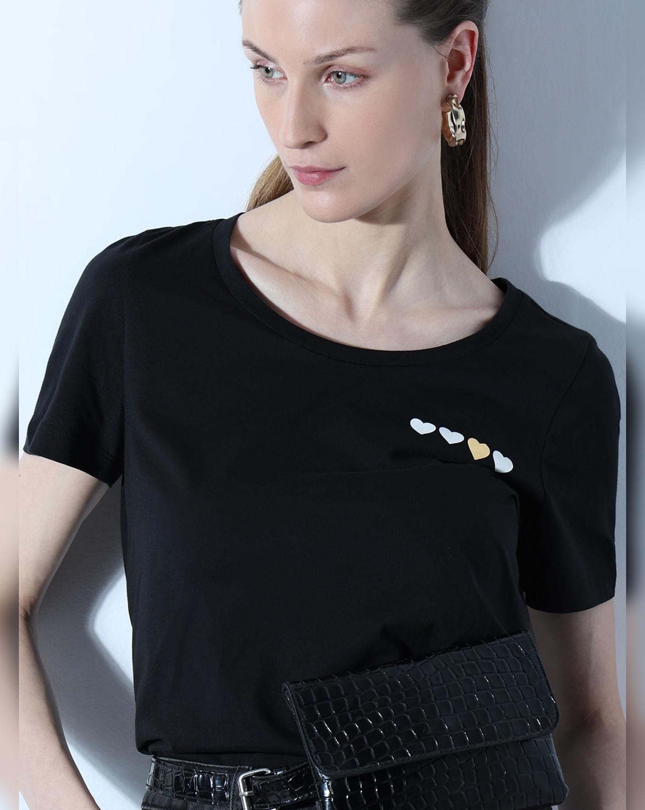 black organic cotton t-shirt