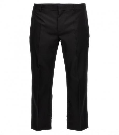 black ow embroidery pants