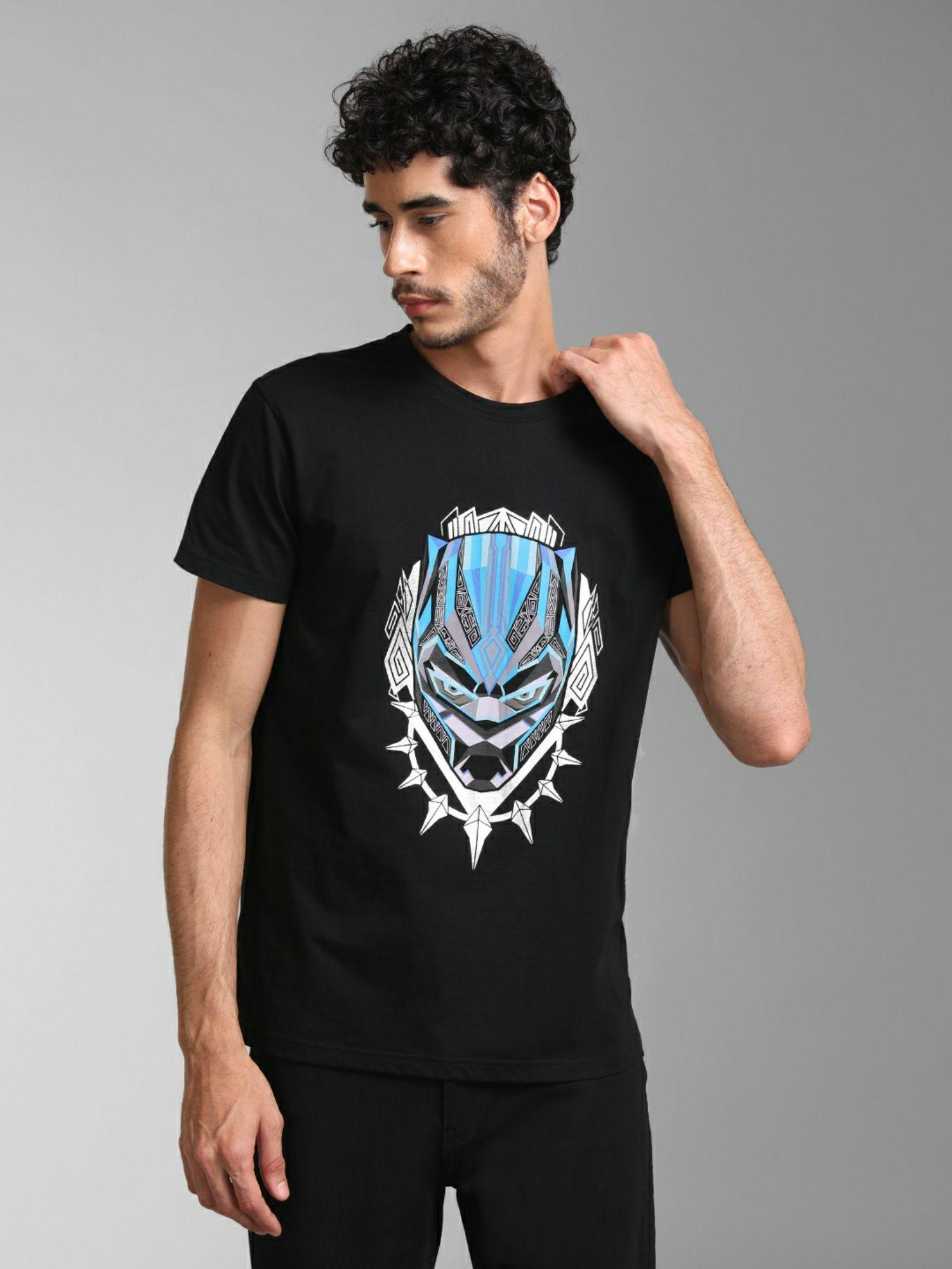 black panther printed t-shirt