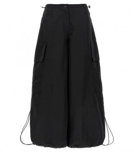 black parachute pants