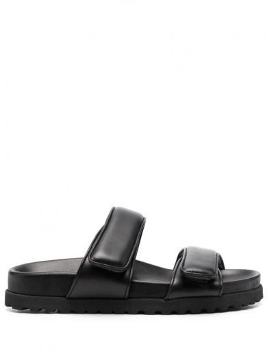 black perni sandals