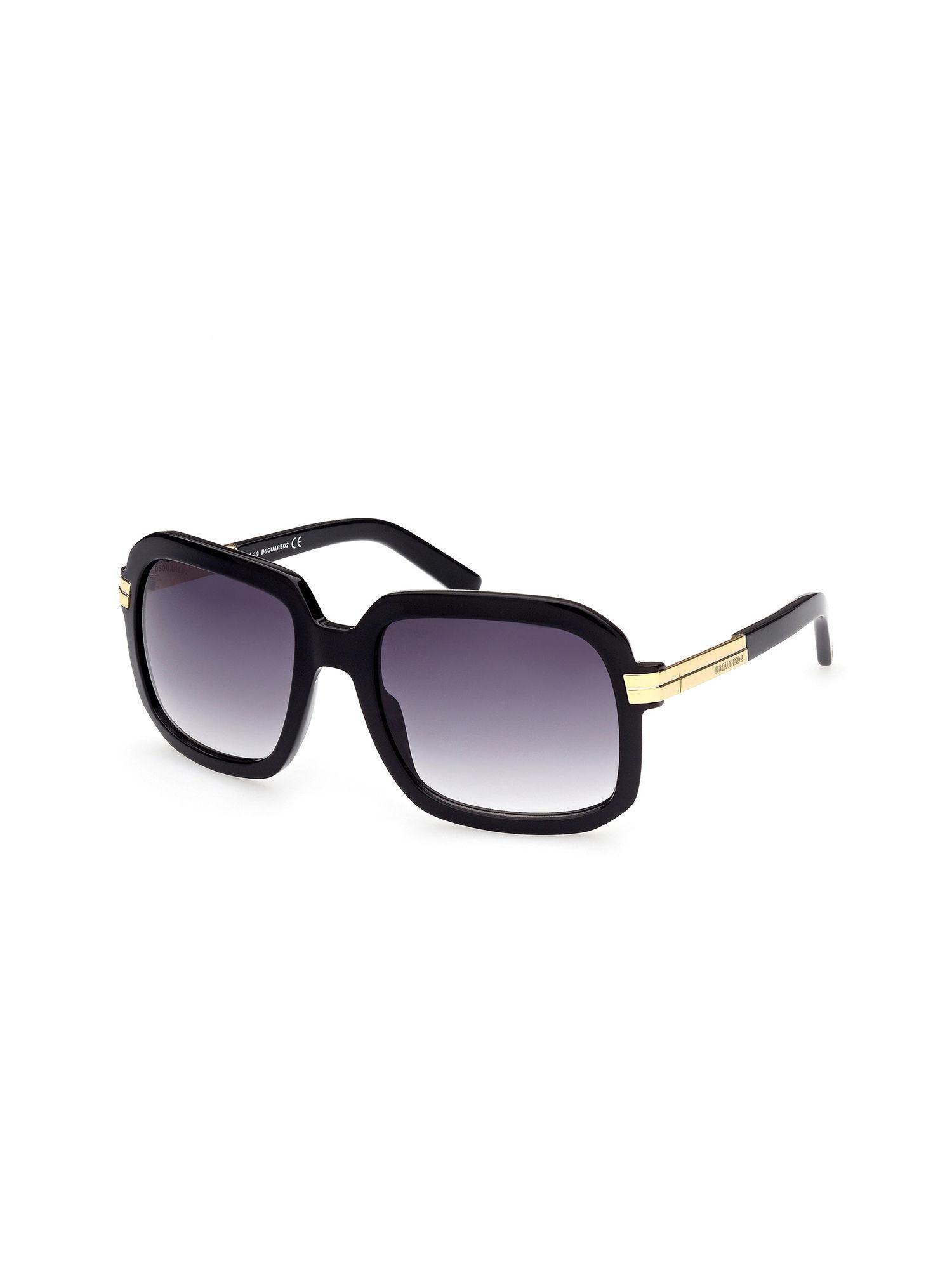 black plastic sunglasses dq0351 57 01b