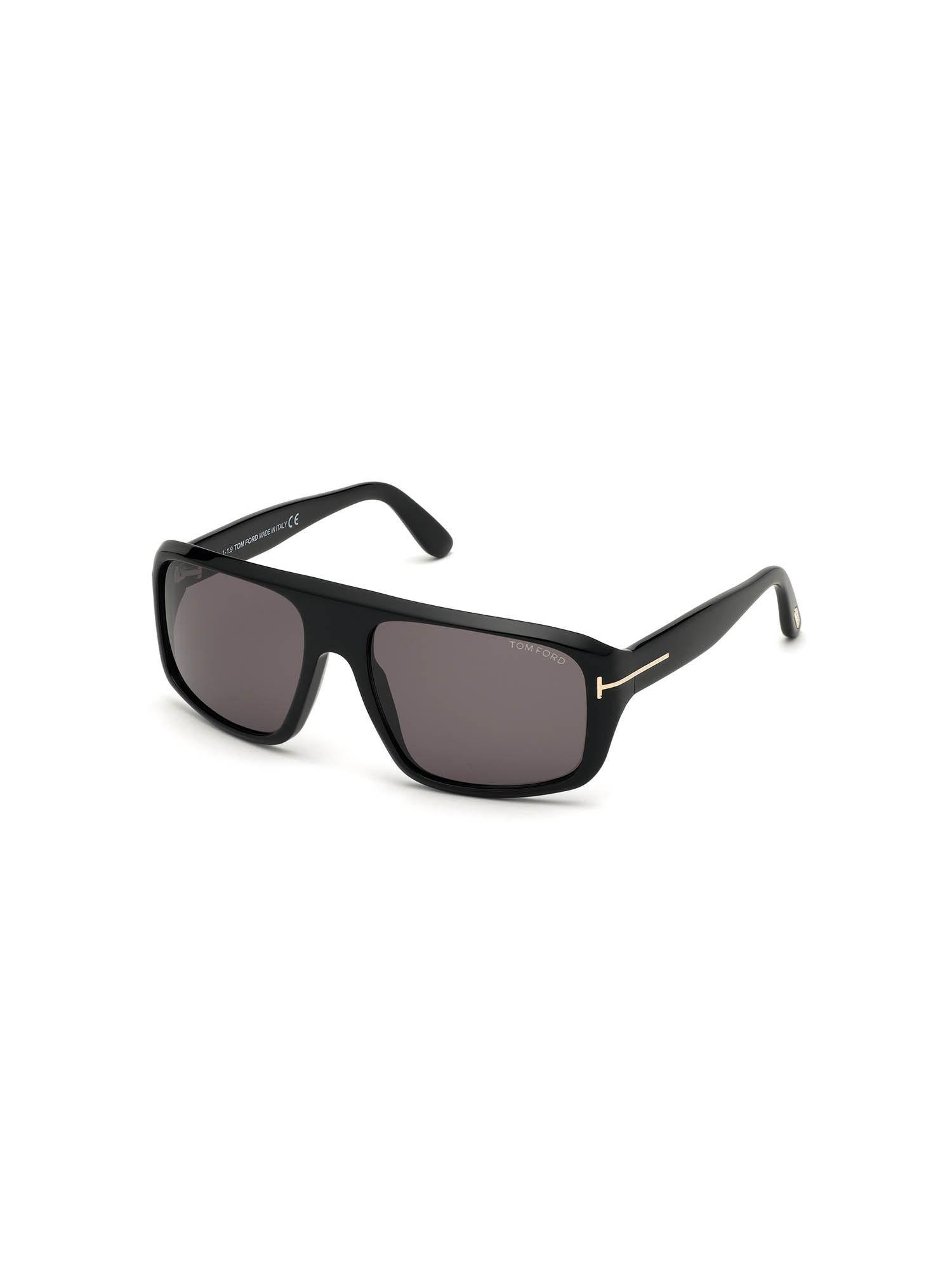black plastic sunglasses ft0754 59 01a