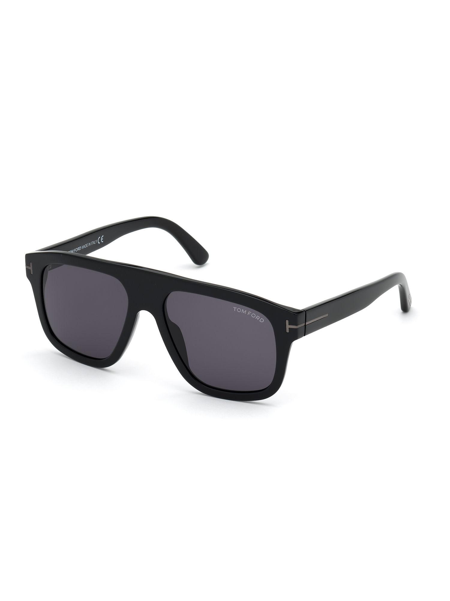 black plastic sunglasses ft0777-n 56 01a