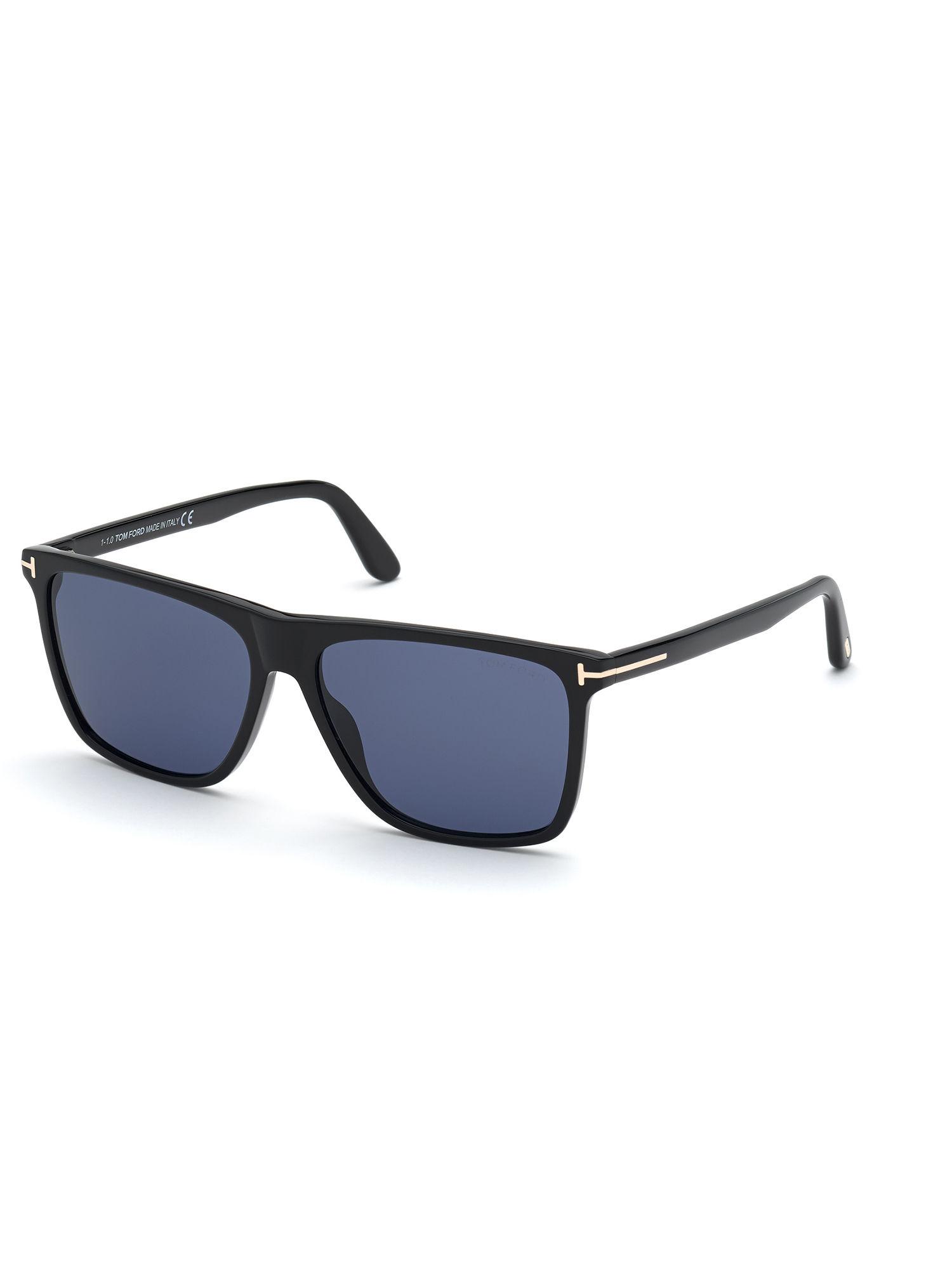 black plastic sunglasses ft0832 57 01v