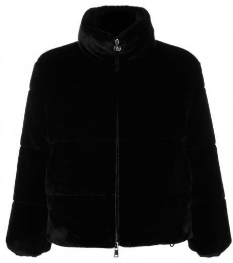 black pluvier short down jacket