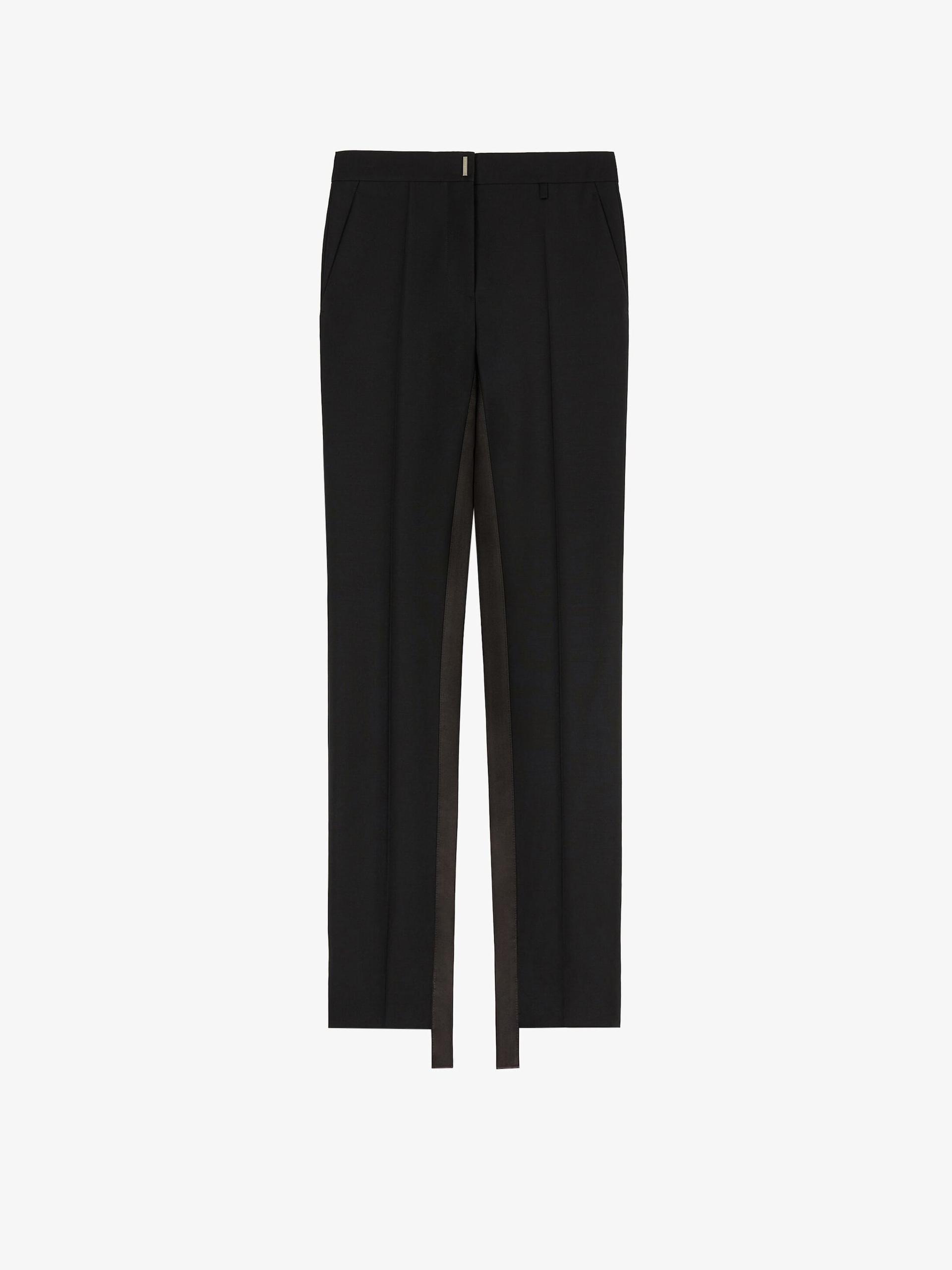 black poly stylish trouser