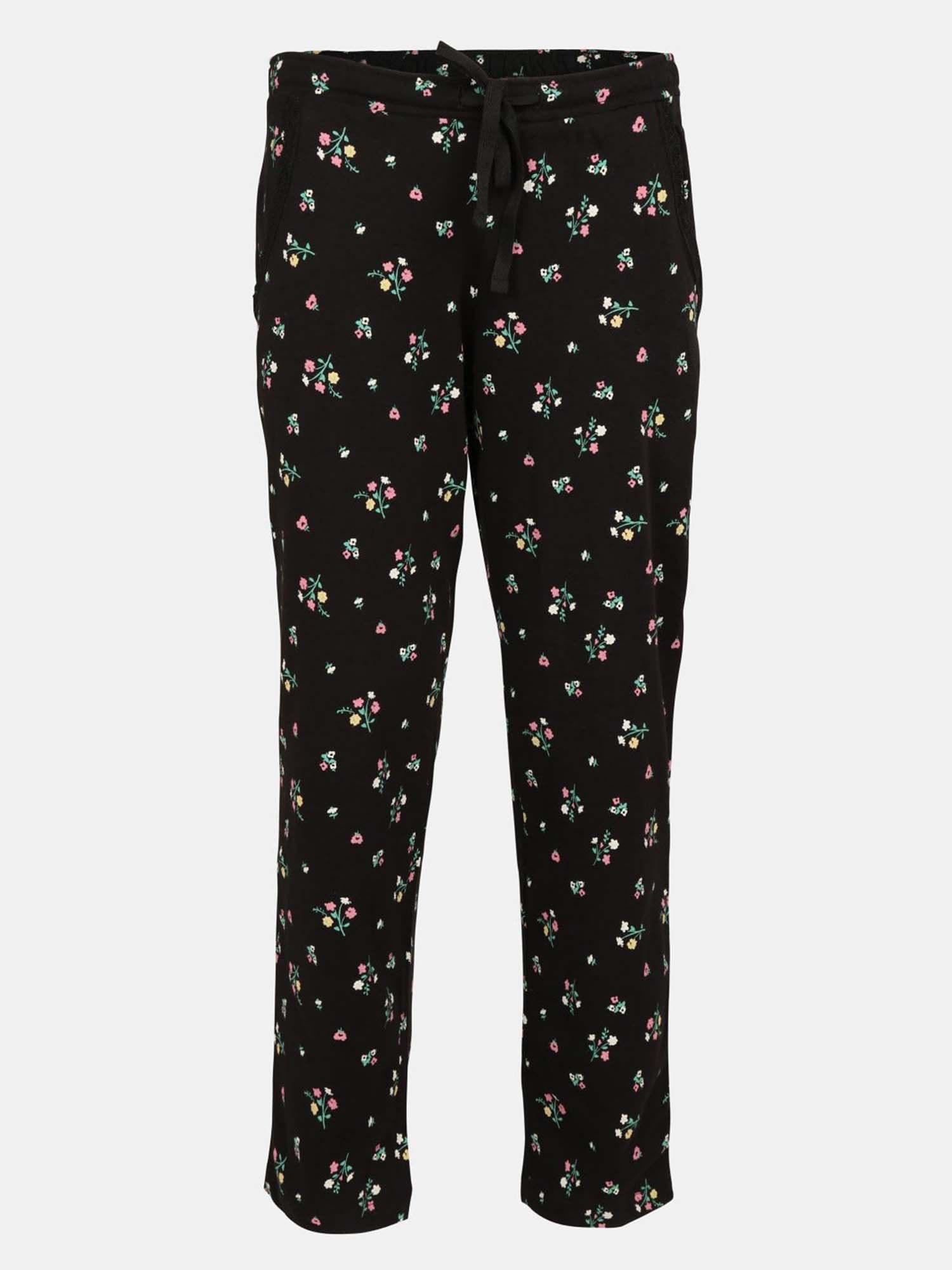 black printed pyjama - style number - (rg04)