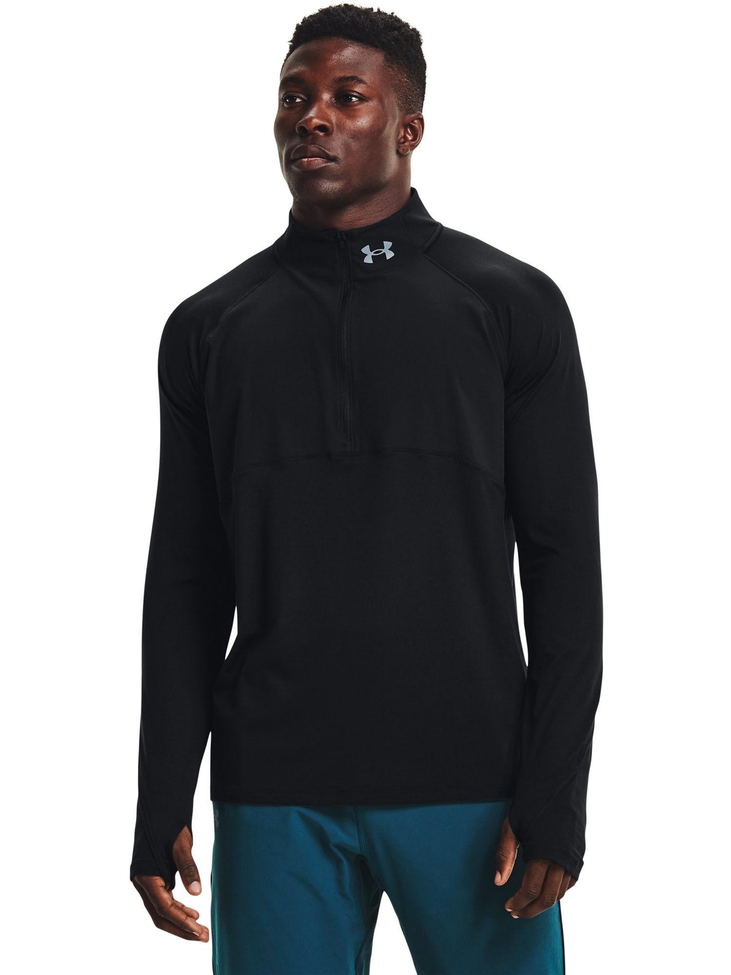 black qlifier run 2.0 half zip sweatshirt