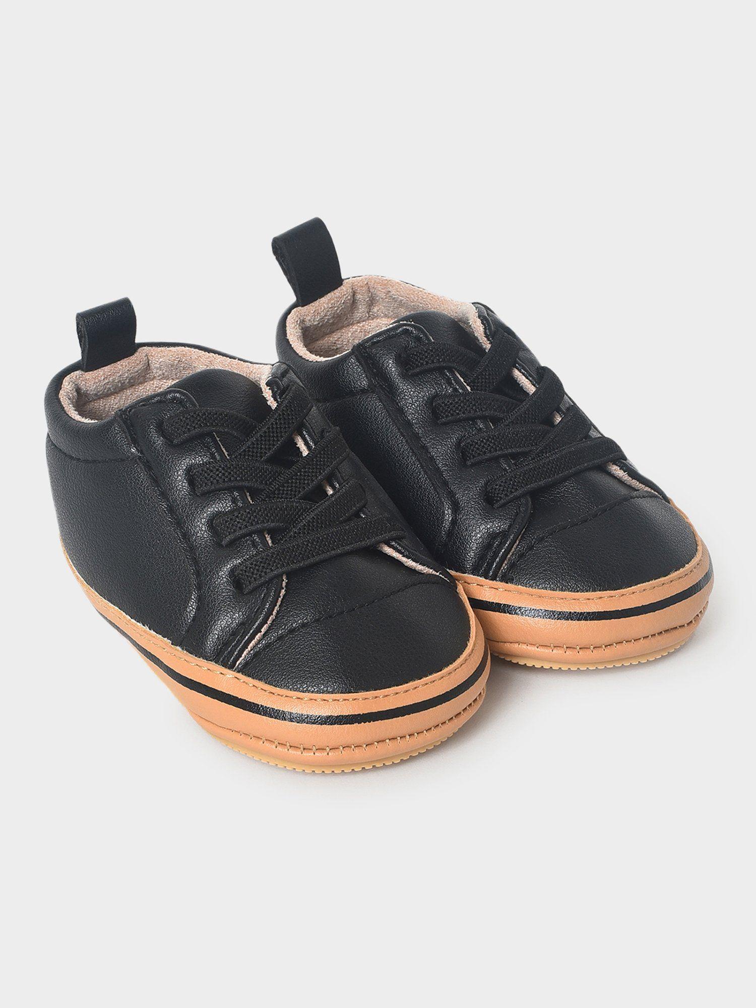 black rexine shoes for boys