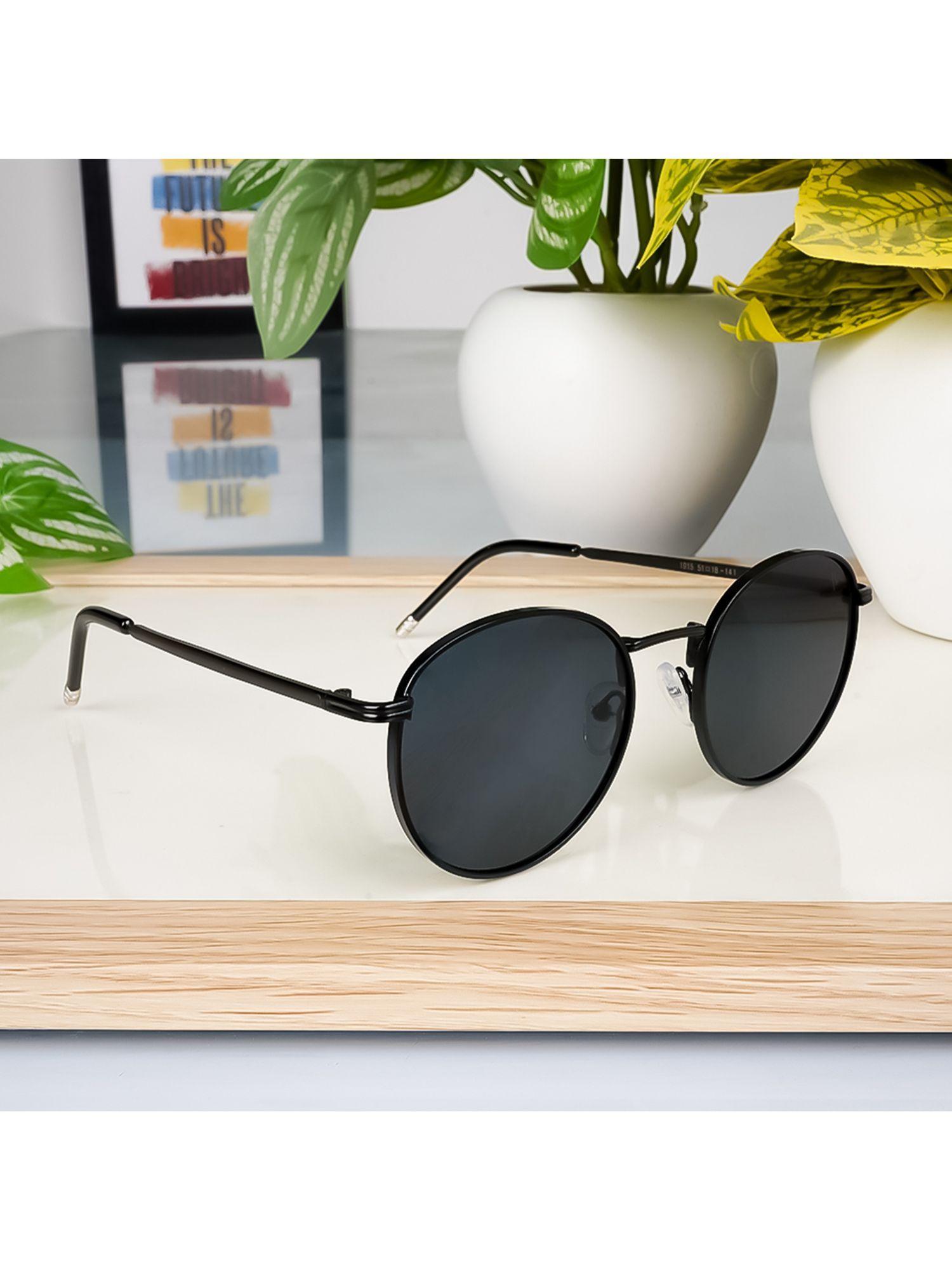 black round sunglass for unisex (1915mg3625)