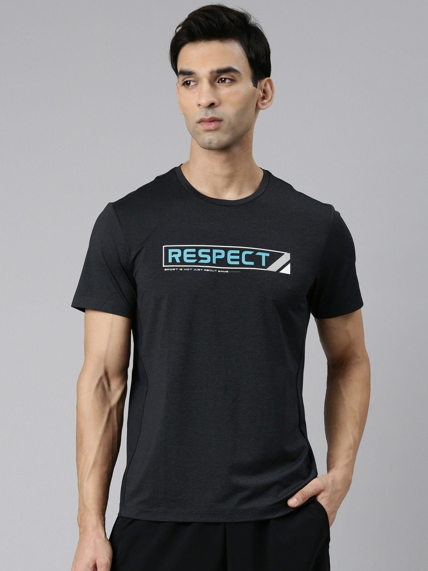 black short sleeves t-shirt for men