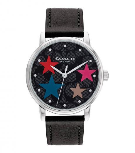 black signature star dial watch