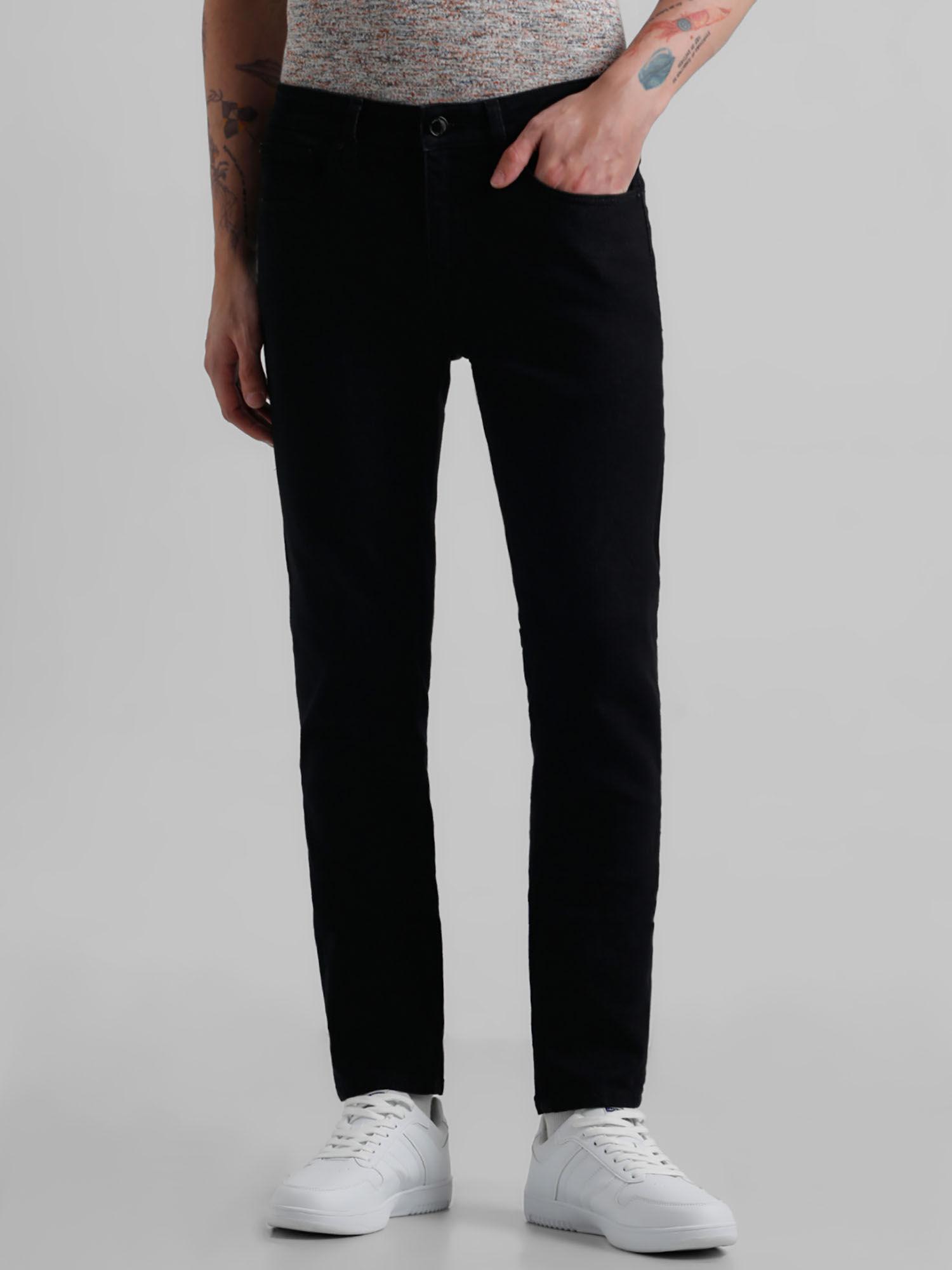 black skinny fit jeans