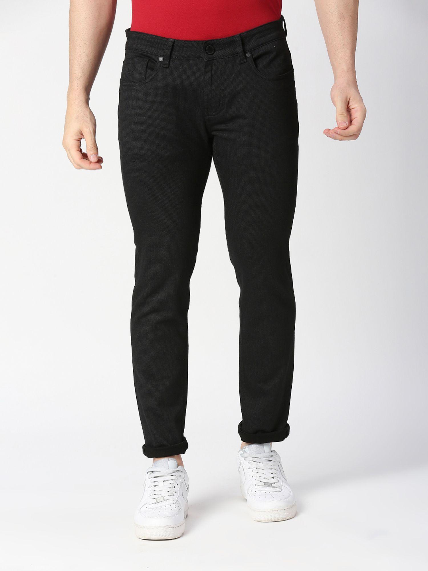 black slim fit denims