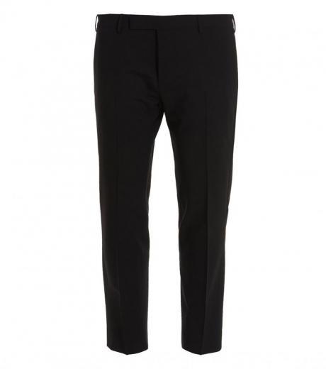 black slim fit pants