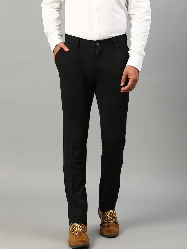 black slim fit trouser