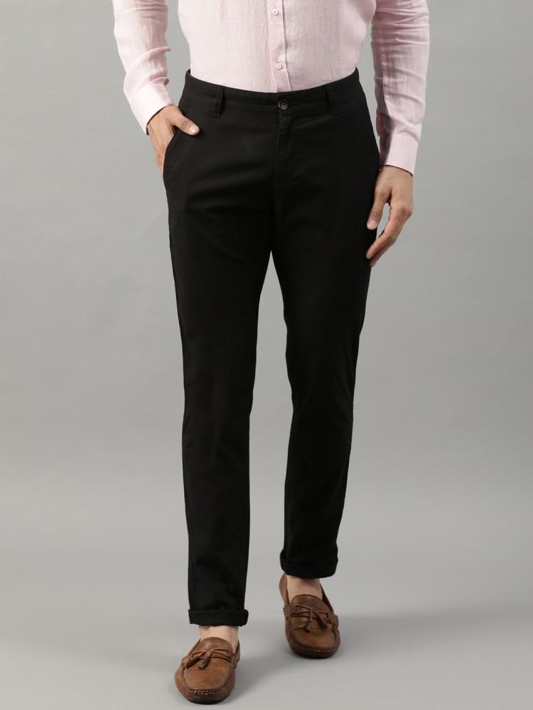 black slim fit trouser