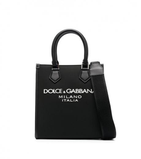 black small tote bag