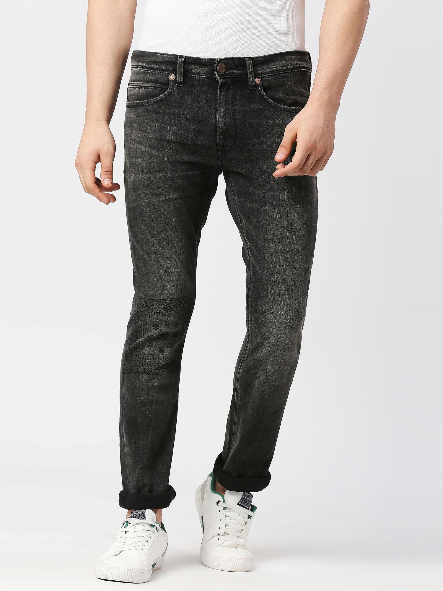 black soho skinny fit low waist jeans