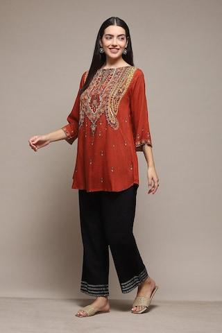 black solid ankle-length ethnic women straight fit palazzo