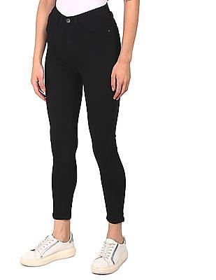 black solid betty slim fit high rise jeggings