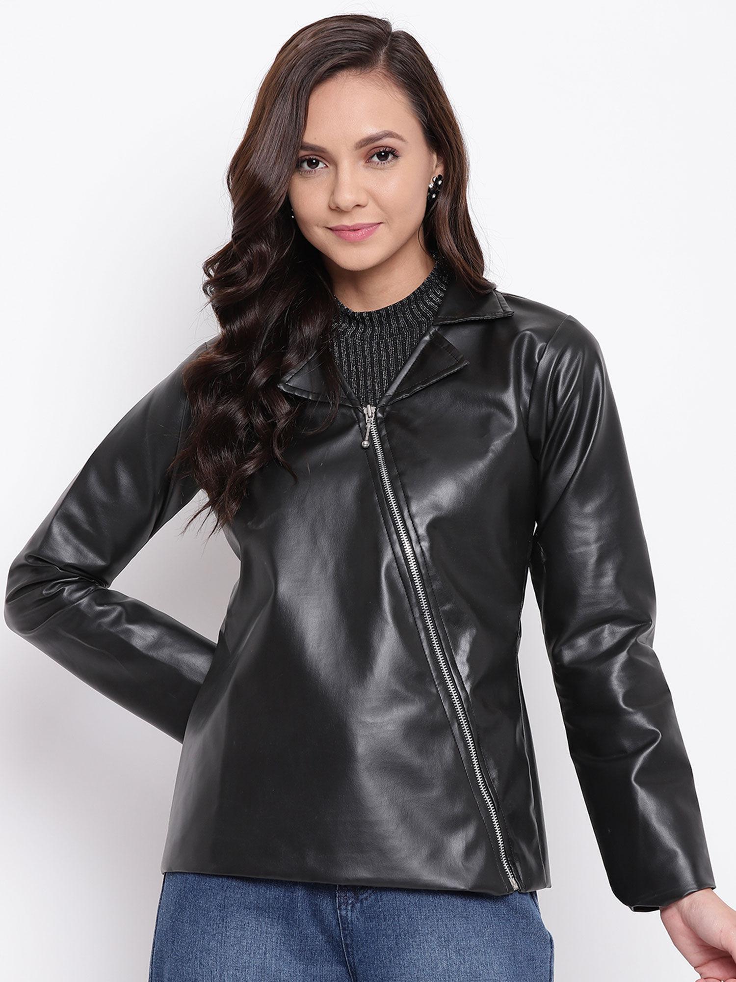 black solid jacket