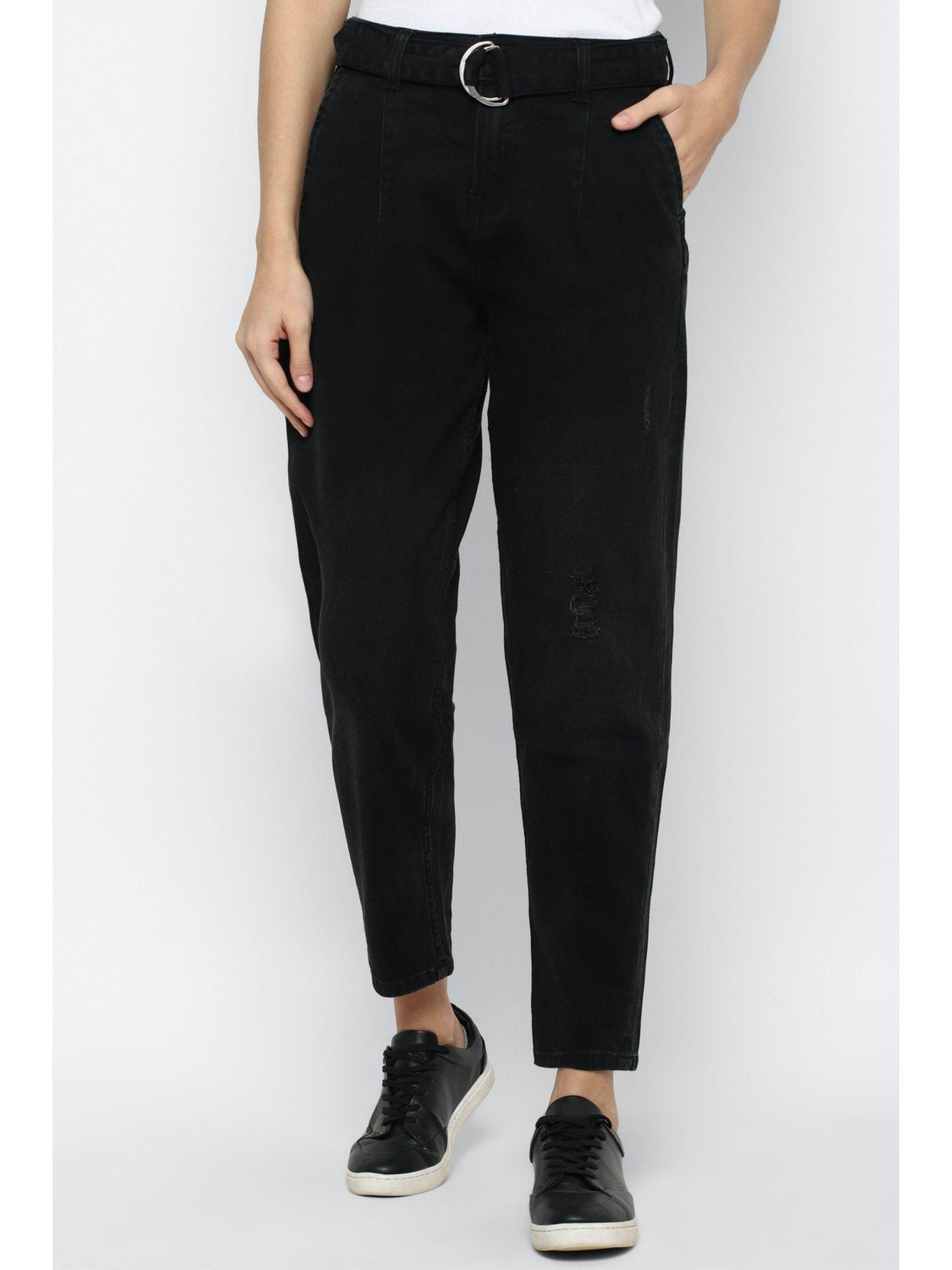 black solid jeans (set of 2)