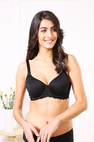 black solid women comfort fit bra