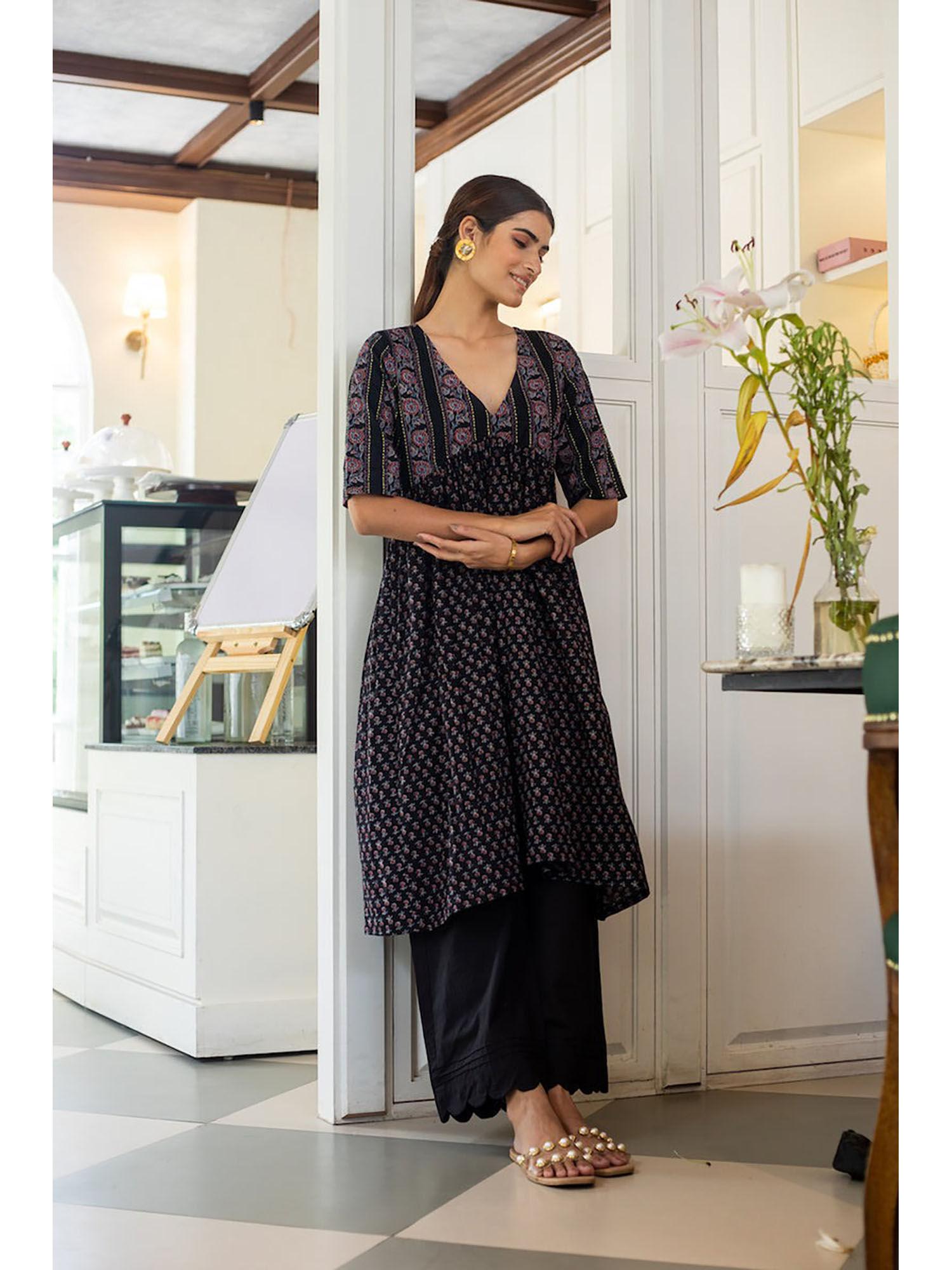 black stygian kurta