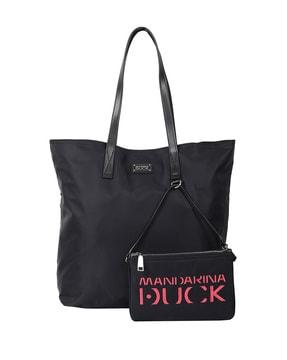 black style large tote bags
