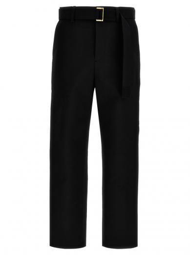 black suiting bonding pants