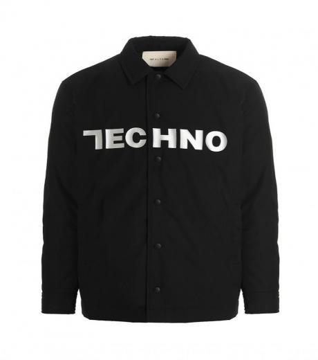 black techno jacket