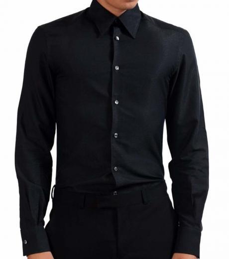 black trend dress shirt