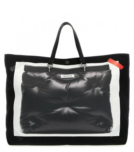 black trompe loeil 5ac classique medium handbag