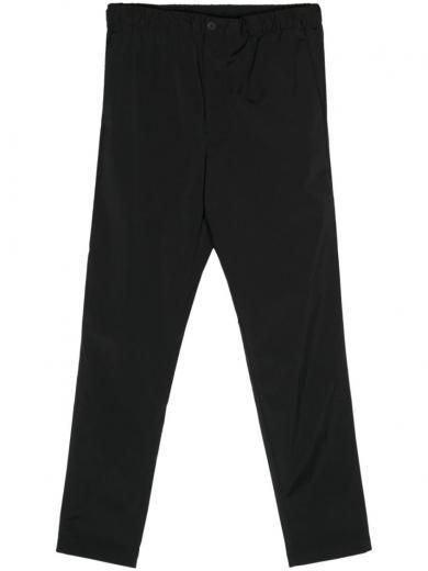 black trousers with logo