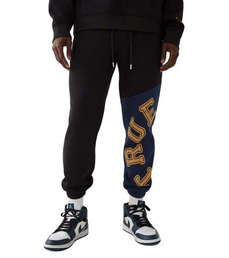 black true logo jogger